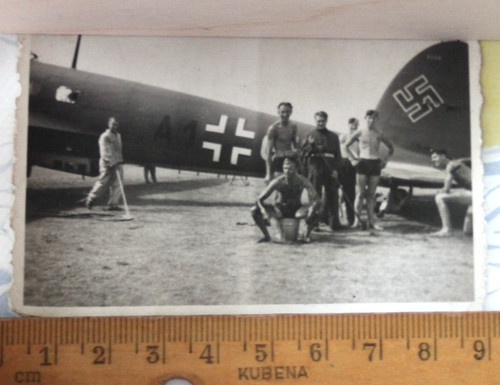 Foto 2wk flugzeug heinkel - foto, a1