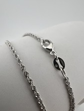 Massive Platin 18 Zoll Seil