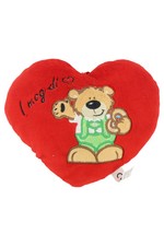 AMEK Kuscheltier Herz Bär Rot