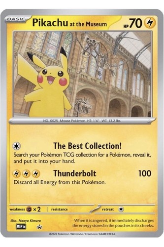 Pikachu the museum promo - pikachu, at