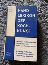Karl Duch, Hand Lexikon der Küche, gebraucht