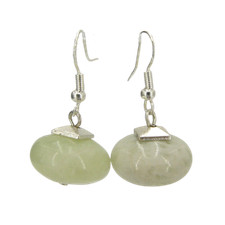 Jade Ohrringe 925 Sterling