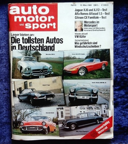 Ams auto motor sport - motor, 6.1980