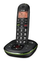 Doro 105wr Schnurlos Telefon mit Anrufbeantworter Schnurloses DECT Gerät schwarz