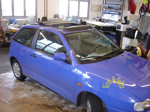 Seat ibiza sun - bezug, verdeck