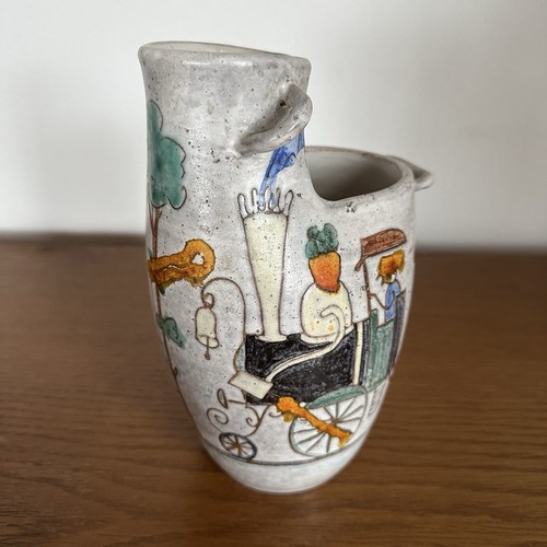 Vintage keramik blumen vase - vintage,