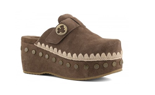 Mou damen clogs braun - damen,