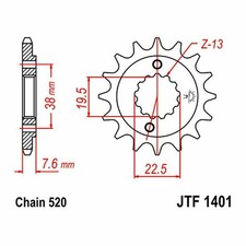 Ritzel Z13 520 726.47.16