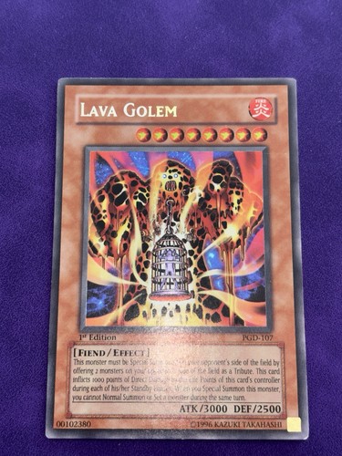Lava golem 1st - yu-gi-oh!,