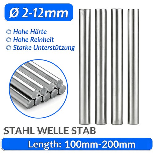 2mm 12mm silberstahl - silberstahl, rund