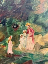 ÖL GEMÄLDE GERAHMT KOPIE