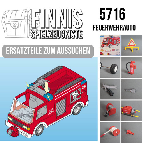 Playmobil 5716 feuerwehr auto - feuerwehr,