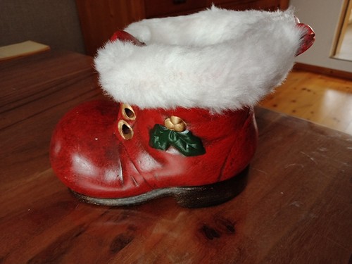 Weihnachtsstiefel keramik - weihnachtsstiefel,,