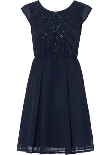 Kleid mit perlen - kleid,