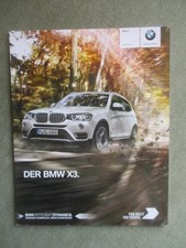 BMW X3 F25 Prospekt xDrive20i