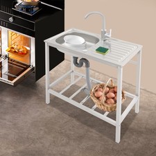 Edelstahl Spüle Werkbank