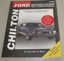 Reparaturanleitung Repair Manual Ford Mustang + Mercury Cougar 1964 - 1973!