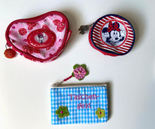 3 x Portmonai für Kinder Kinderportmonai Geldbörse Disney Micky Maus Diddl