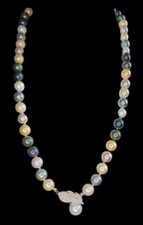 VINTAGE GLASPERLENKETTE