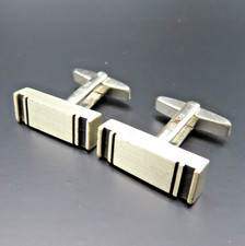 TOP Designer Manschettenknöpfe 925er Sterlingsilber FRANZ SCHEURLE FS Modernist