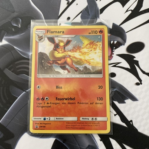 Flamara sm186 pokémon karte - flamara,