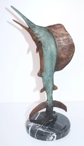 Bronze skulptur figur - skulptur, /