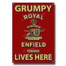 GRUMPY ROYAL ENFIELD BESITZER