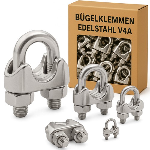 Bügelklemme edelstahl seil - bügelklemme,