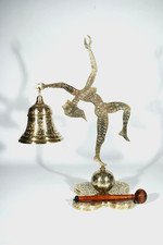 Art Deco Messing Gong  mit