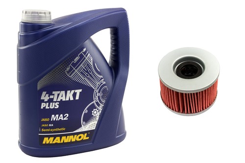 Liter motoröl set 10w40 - 4,