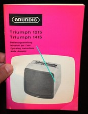 Grundig Triumph 1215 /1415 ,Fernseher Bedienungsanleitung