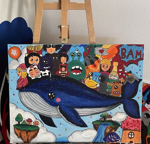 Original wal doodle - wal, art