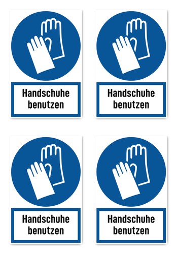 Handschuhe benutzen - ,