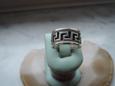 925 Silber Ring mit Muster 17,8 mmSchmuck Damen Herren  16