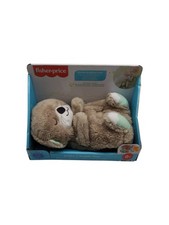 Fisher-Price Schlummer Otter Kuscheltier mit Atembewegung und Musik