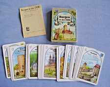 Burgen in der DDR Kartenspiel