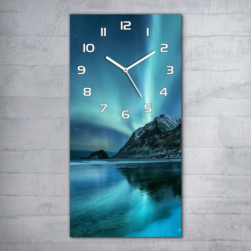 Wanduhr glasuhr 30x60 - wanduhr,