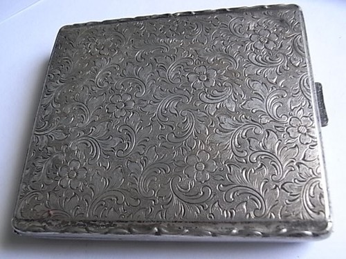 Zigarettenetui silber farbe - silber,