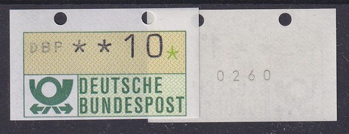 Atm bund ausgabe 10pfg wert - atm, 10pfg-wert