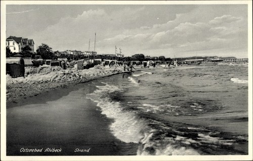 Ostseebad ahlbeck - ak,