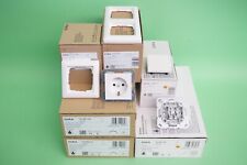 Gira Standard 55 reinweiß glänzend Steckdosen Schalter Wippen Rahmen Paket Set 1