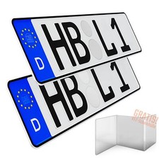 2x Kfz Kennzeichen 40x11cm