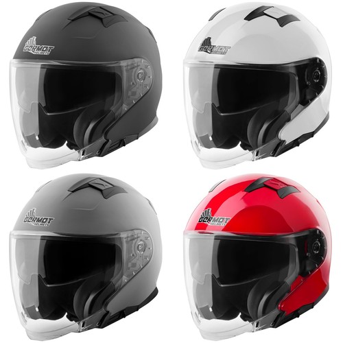 Motorrad jethelm mit visier - motorrad,