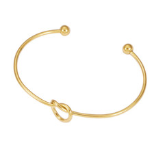 750 Gelbgold Armreif 18 Karat Bracelet 7cm x 2mm 6,11g Gold PL