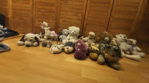 Große stofftier sammlung - große,