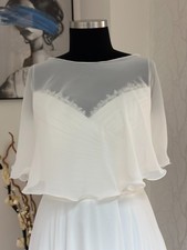 HBH weicher Satin Rundstola Tuch Braut Hochzeit,in verschiedene Farben,240x40cm