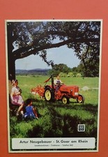 Original alte HELA HERMANN LANZ Traktor Schlepper Kalender-Rückwand Schild (2)