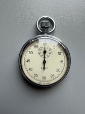 Agat Taschen Stoppuhr mechanisch Made in CCCP sowjet. russisch Vintage Sammler