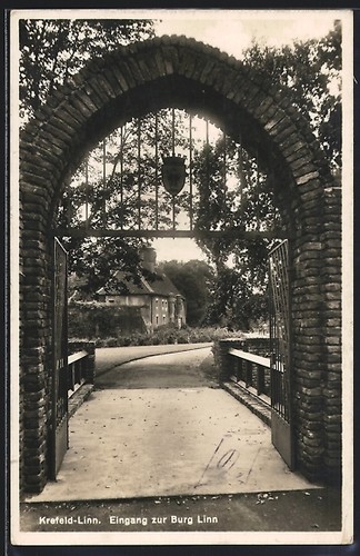 Ansichtskarte krefeld linn - ansichtskarte, krefeld-linn