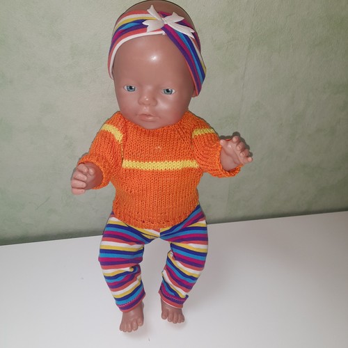 Puppenkleidung 3teilig - cm,